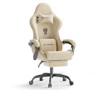 TEMU Silla de Esports con Reposacabezas, Soporte Efectivo para el Cuello, Cómoda para Sentarse en Casa, Silla de Computadora para Oficina y Gaming, para Habitaciones de Modernas