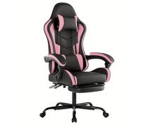 TEMU Silla Gamer, Silla de Computadora, Inclinación de Respaldo de 135°, Silla Ergonómica con Reposapiés, Silla de Oficina, Silla de Computadora Ergonómica con Soporte Lumbar, Silla para Esports