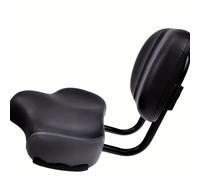 TEMU Sillín de bicicleta ancho y con cojín de respaldo, cuero sintético y esponja, sin carga, ideal para de Pascua, Día de la , Navidad y Halloween