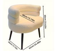 TEMU Sillón Individual - Reclinable Manual con Respaldo Sólido y Asiento Acolchado, Acolchada Adecuada para Uso en Interiores/Exteriores en Sala, Dormitorio, - Mueble Moderno y Ecológico