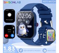 TEMU SIMSONLAB Smartwatch para Niños de 13ª Generación - Diseño , Cuerpo Delgado y , Reproducción de , Seguimiento de Fitness, Despertador, Calculadora, Regalo para Fiestas y Navidad