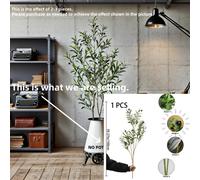 TEMU Simulación de Artificial de 39.37 Pulgadas - y de Falsos Realistas, Adecuado para Decoración Interior en Todas , Diseño de Planta de , Decoración para Exteriores | Ideal para Granjas