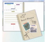 TEMU sin - Cuaderno de viaje , de , planificador de viajes por carretera y vacaciones - Regalo y divertido, sin y organizador planificador de viajes - A5 (8.6 x 5.8 pulgadas)