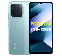 TEMU Smartphone Xiaomi POCO C85, 6GB+128GB, Pantalla de 6.9" con puntos, Cámara principal de 50MP, Procesador Helio G81-Ultra, Batería de 6000mAh (typ), Cargador no incluido 25078PC3EE