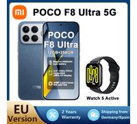 TEMU Smartphone XIAOMI POCO F8 Ultra 5G 12+256GB, Snapdragon 8 Elite , Pantalla AMOLED de 6.85" y 120Hz, Carga Hipercarga de 100W y Inalámbrica de 50W, Reloj Inteligente original de Xiaomi incluido