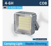 TEMU SMILING SHARK LY8281 Luz Solar para Camping Súper , Linterna COB, Luces Blancas/Amarillas, 3 , Luz de Carpa Recargable Tipo-C, Diseño con Gancho Ideal para Camping al , Uso de Emergencia, Hogar