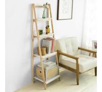 TEMU SoBuy Estante de librería a dos niveles Estante de librería a dos niveles de madera FRG162-N
