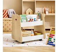 TEMU SoBuy Estante para niños con organizador de cajones para juguetes y libros KMB103-WN