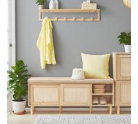 TEMU SoBuy FSR163-N Zapatero con y 2 estantes 121 x 35 x 49 cm
