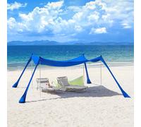 TEMU SoBuy OZT02-DB Tienda Carpas para Playa con de Bolsa 400 x 400 x 200 cm