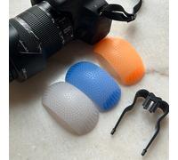 TEMU Softbox Tricolor para Cámaras DSLR - Compatible con Zapata Caliente, Accesorio de Cubierta para Flash de
