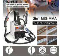 TEMU Soldador LIXADA MIG MMA de Dióxido de Carbono, Soldadura Manual Multipropósito Inversor IGBT Corriente