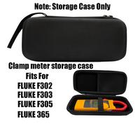 TEMU (Solo de almacenamiento) Adecuado para multímetro de pinza Fluke Fluke 323/324/325/303/305. Estuche de transporte de herramientas especiales para instrumentos (solo )