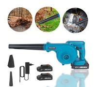 TEMU Soplador de aire eléctrico inalámbrico para hojas y nieve, limpieza, , cuchilla de succión, soplador ajustable, operación flexible, para patios, , apartamentos, terrazas