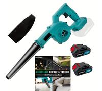 TEMU Soplador de hojas inalámbrico para Makita 18V con batería de 2 x 3.0Ah, soplador de hojas a batería de 15000RPM, para polvo, nieve, residuos, jardín, trabajo alrededor de la casa