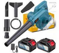 TEMU Soplador de hojas portátil inalámbrico de grado industrial 2025, baterías, compacto y de , ideal para mantener el césped y eliminar hojas caídas de forma rápida y fácil. ¡Lo último en !