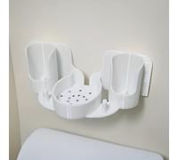 TEMU Soporte Adhesivo para Cepillo de Dientes Oral-B que No Requiere Perforación, con Estación de Carga para en la Pared Cepillos de Dientes Eléctricos y su Adaptador.