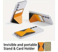 TEMU Soporte Adhesivo para Teléfono Móvil, Portatarjetas Portátil para Escritorio, Soporte Plegable con Pegatina Trasera