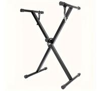 TEMU Soporte Ajustable de X para Teclado con Soporte y Correa de Bloqueo para 61/76/ - Construcción Duradera de Hierro