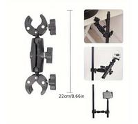 TEMU Soporte de Cámara HSJJ para Gopro con Pinza, Adaptador Multifuncional para Motos, Soporte para Fotografía, Reflector y Paraguas