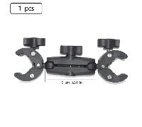 TEMU Soporte de clip de accesorios para cámara deportiva adaptador de clip para motocicleta bicicleta para GoPro palo de selfie soporte de montaje de monopod manillar