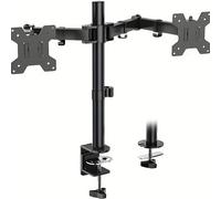 TEMU Soporte de Escritorio Ajustable para Monitor - Diseño de Abrazadera, Construcción de Hierro para Uso de Oficina