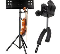 TEMU Soporte de escritorio para violín y viola, soporte para micrófono o partituras, para espacios musicales en el hogar y .