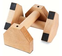 TEMU Soporte de Madera Premium para Flexiones con Agarre Antideslizante - Equipo de Fitness Duradero y Portátil para Entrenamientos en Casa, Soporte para Flexiones, Adecuado para Fitness en Casa