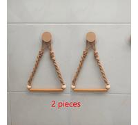 TEMU Soporte de Papel Higiénico en la Pared sin Taladro, Soporte para Rollo de Cuerda con Ganchos, Adecuado para Cambiar Rollos - Accesorio Moderno para Baño del Hogar