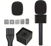 TEMU Soporte de para Micrófono Lavalier Compatible con RODE //ME y DJI Microphone 1/2 - de Micrófono y Protector Antiviento