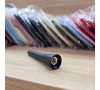 TEMU Soporte de para Radio FM AM DAB Negro de 6.5cm de Universal para Auto con Tornillos Antena de Coche Mini Corta Accesorios para Vehículos