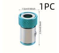 TEMU Soporte de Puntas de Destornillador Magnético Fuerte - Aleación Antideslizante con Anillos Magnéticos Potentes para Puntas Phillips, 1pc, 3pcs, Anillo Magnético Eléctrico