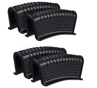 TEMU Soporte de silicona para de ollas calientes, para asa de sartén, antideslizante para sartenes de hierro fundido, adecuado para sartenes y utensilios de cocina de esmalte (juego de 4)