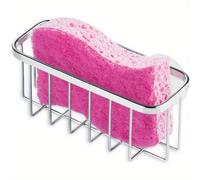 TEMU Soporte de succión de acero inoxidable para esponjas, estropajos y jabón, ideal para cocina y baño, por individual