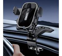 TEMU Soporte de teléfono para coche LCARS con soporte antivibración - Ajustable para GPS, se a los vehículos, agarre seguro, diseño moderno, accesorio para vehículos, gadget elegante, construcción .