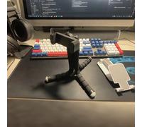 TEMU Soporte de Teléfono Portátil de Viaje con Diseño de de , Estabilizador de Gimbal de para Cámaras SLR y Micro Singulares, Ideal para Selfies y Vlogging Profesional en Escritorio