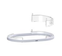 TEMU Soporte Horizontal IINE para PS5 Slim Edición Disco y Digital, Duradero y Resistente, Protección Versátil, Instalación Fácil con Snap-in, Anticaída, Antideslizante y Anticolisión