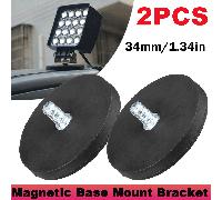 TEMU Soporte Magnético para Luz de Trabajo LED con Tornillo M4 de 34mm, 2 piezas - Abrazadera Montaje para SUV y Offroad