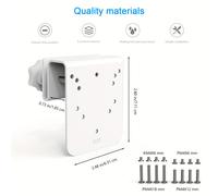TEMU Soporte para acuario para cámara de seguridad Wi-Fi Pan/Tilt para exteriores Tapo (C530WS C520WS/C510W//C501W/TC40GW/C51A/C52A), cámara de seguridad solar SEHMUA RBX-S73