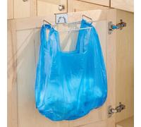 TEMU Soporte para Bolsas de Basura, en Acero de Calidad, Ideal para Optimizar y Ahorrar , Colocación Sencilla y Práctica, Compacto y Versátil, Ideal para la Cocina, 30 x 16 x 6 cm - Dekohome