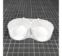 TEMU Soporte para botellas de 200 ml, o cualquier botella de 50 mm (diluyente para aerógrafo, limpiador, etc.). Compatible con tablero perforado