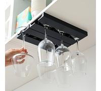 TEMU Soporte para Copas de Fácil Instalación en la Pared - Diseño Ahorra , Sin Taladro para Cocina y Bar, Plástico Duradero, para Almacenamiento de Copas