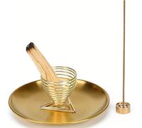 TEMU Soporte para Palo Santo, Soporte para , Soporte para Palitos de Palo Santo, Cuenco para , Quemador de Palo Santo, Quemador de , Porta Incienso, Soporte para Porta Incienso, Bandeja para Incienso