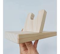 TEMU Soporte para Pistola de Pegamento Caliente de Madera Natural - Soporte de Herramientas Artesanales Resistente con Embudo de , Diseño Sencillo para Proyectos DIY y Creaciones Hechas a
