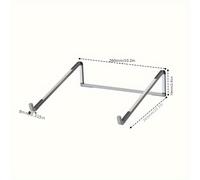 TEMU Soporte para Portátil de Aleación de Aluminio Elegante - Ajustable, Plegable y Portátil, con Estructura Metálica Resistente para Uso en Escritorio y Viajes