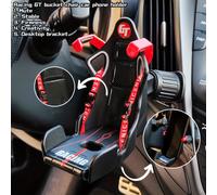 TEMU Soporte Para Teléfono De Coche Con Diseño De Asiento De Carreras, Soporte Para Teléfono De De Aire De Coche, Accesorios Interiores De Coche, Regalo Para Hombres