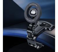 TEMU Soporte para Teléfono de Coche Consola Central Tablero Clip Interior de Coche Rotatorio Magnético Antivibración Soporte Fijo