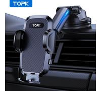 TEMU Soporte para Teléfono de Coche TOPK D36N - Duradero, Ajustable para iPhone 15/14/13/12 Pro Max & para SamSung S24 Ultra - Se al Tablero