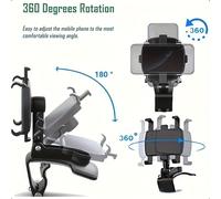 TEMU Soporte para Teléfono en del Coche - Ajustable y Seguro, Adecuado para iPhone, Samsung Galaxy, etc. - Fácil de Instalar, Diseño para una Conducción