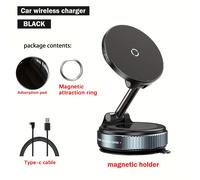 TEMU Soporte para teléfono sin varillas con cargador para coche, compatible con , soporte ajustable 360° con , ideal para , compatible con iPhone 16/15/14/13/12 series